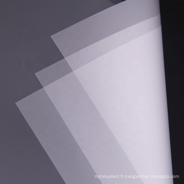 Film plastique mince flexible de film de polycarbonate transparent de 0,5 mm